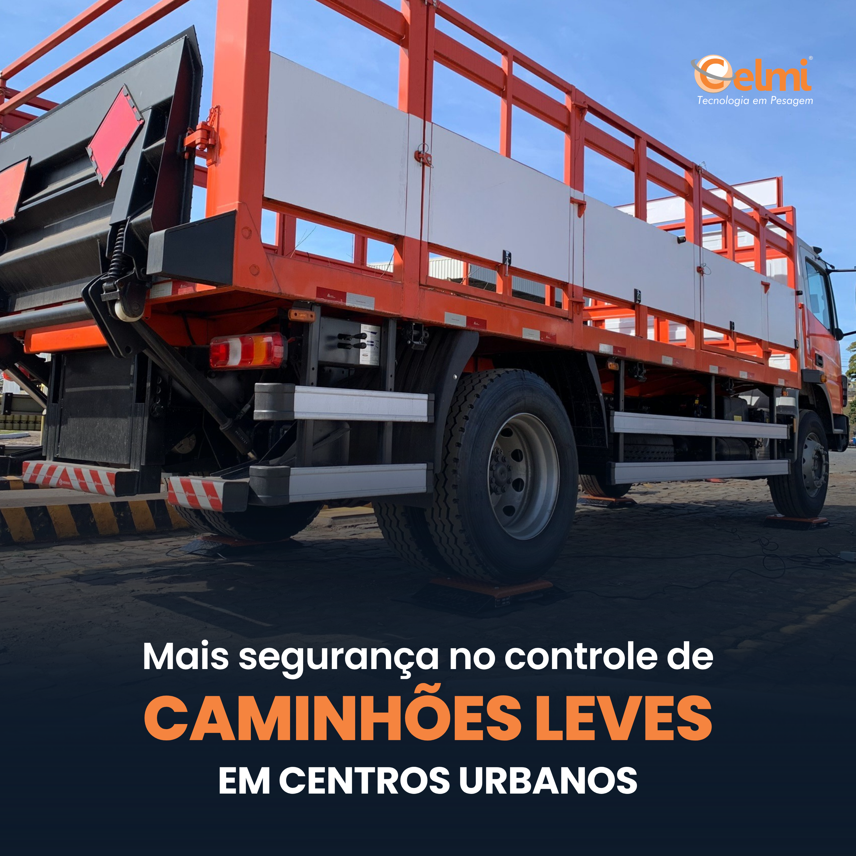 Pesagem portátil: mais segurança para caminhões leves em grandes centros urbanos